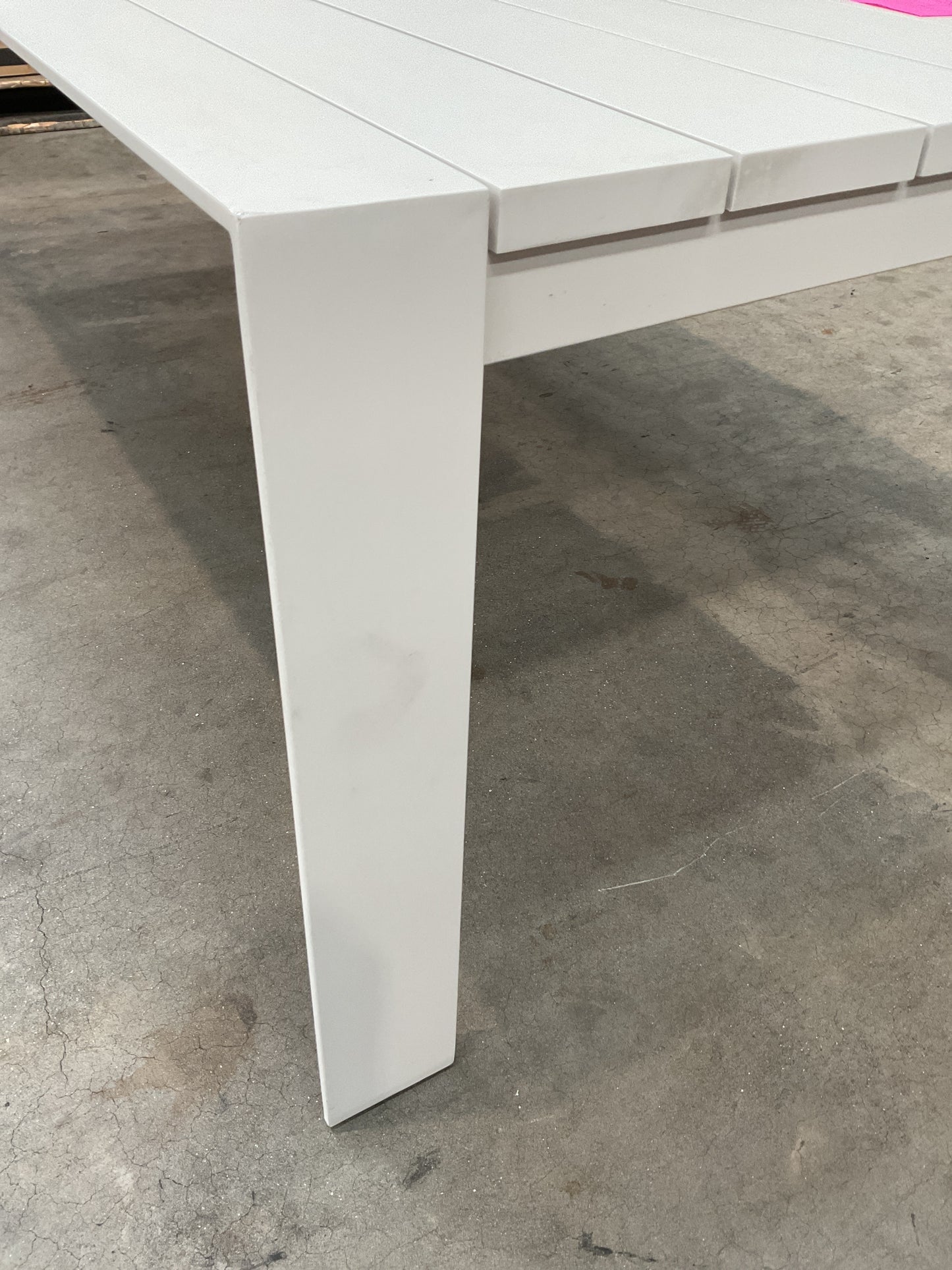 NZ CLZ20619 | 1 PCE | ATAMAN|DINING TABLE|240X111.5CM ALUMINIUM OFF WHITE