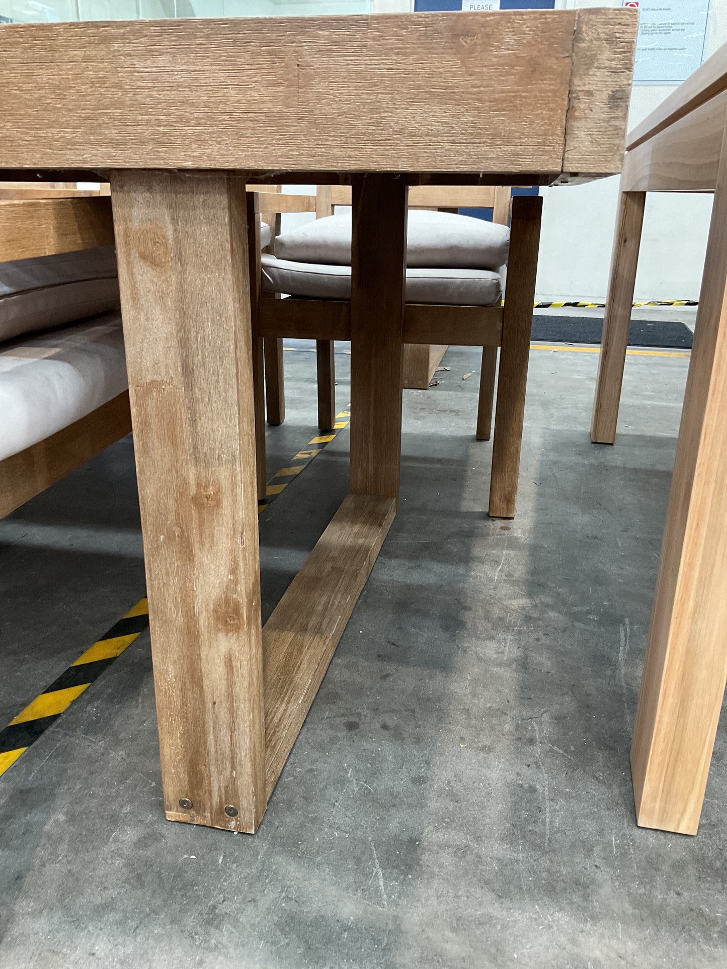 NZ CLZ20606 8 PCE CANNES S21 DINING TABLE 267X100CM MKII NATURAL