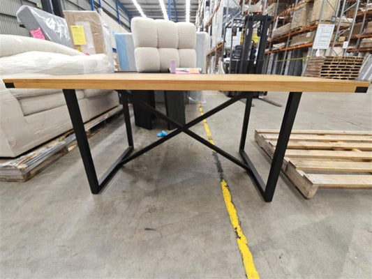 NZ PRZ20158 Alps Dining Table 160x90CM Natural Black