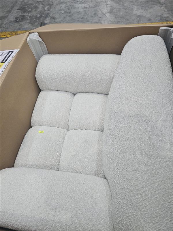 NZ CLZ20351 Aero Armchair Jacquard Boucle Cream