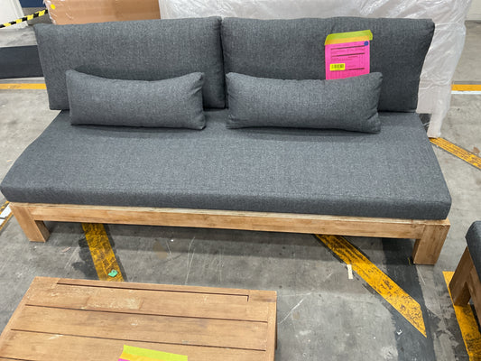 NZ CLZ20591 3 PCE CANNES S19 SOFA 3S CHARCOAL