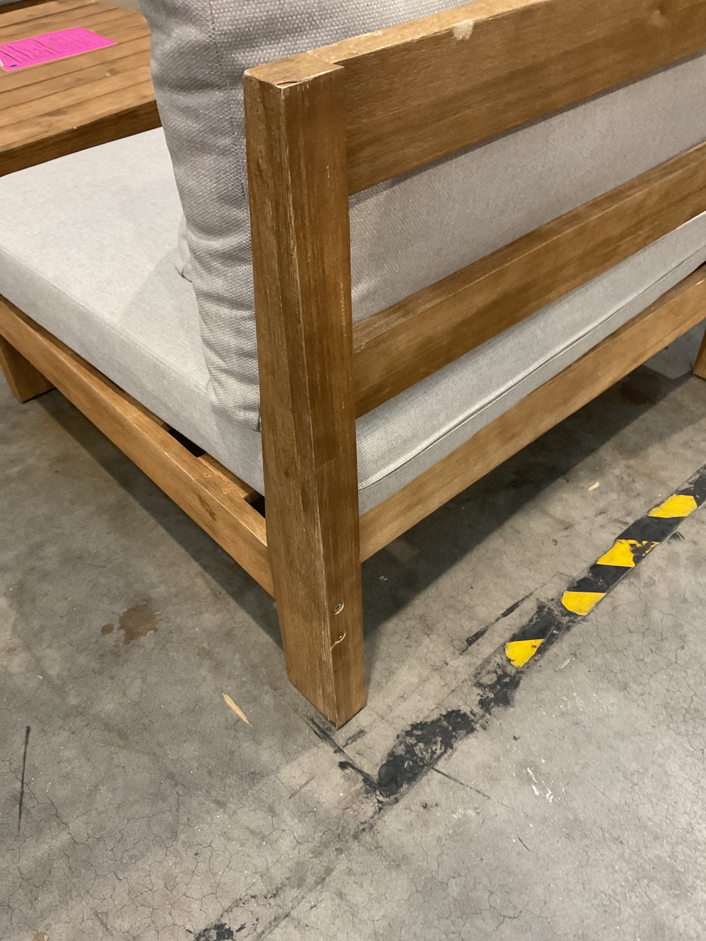 NZ CLZ20635 4 PCE CANNES SOFA 3S ACACIA NATURAL MKII