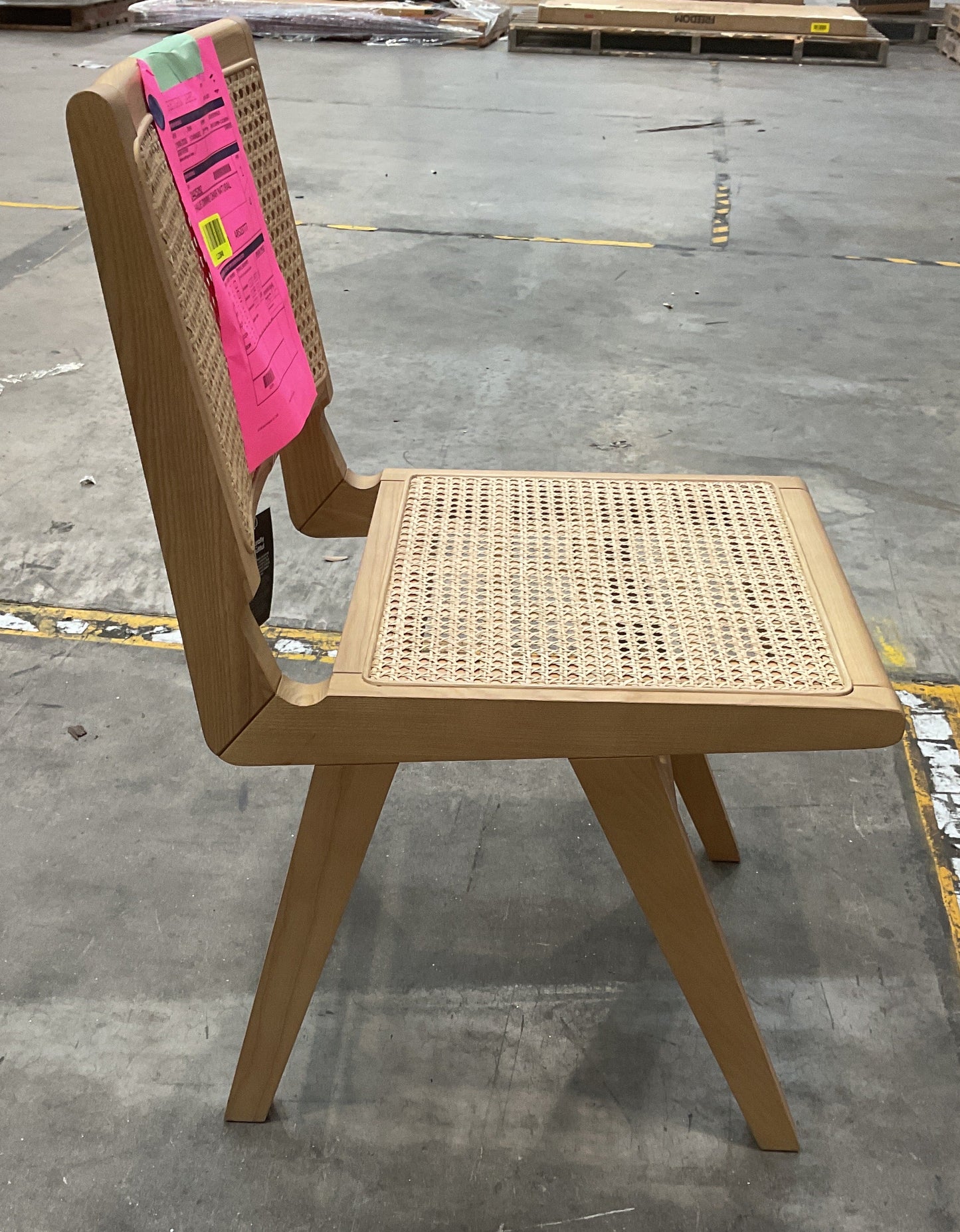 NZ CLZ20648 1 PCE HALLIE DINING CHAIR NATURAL