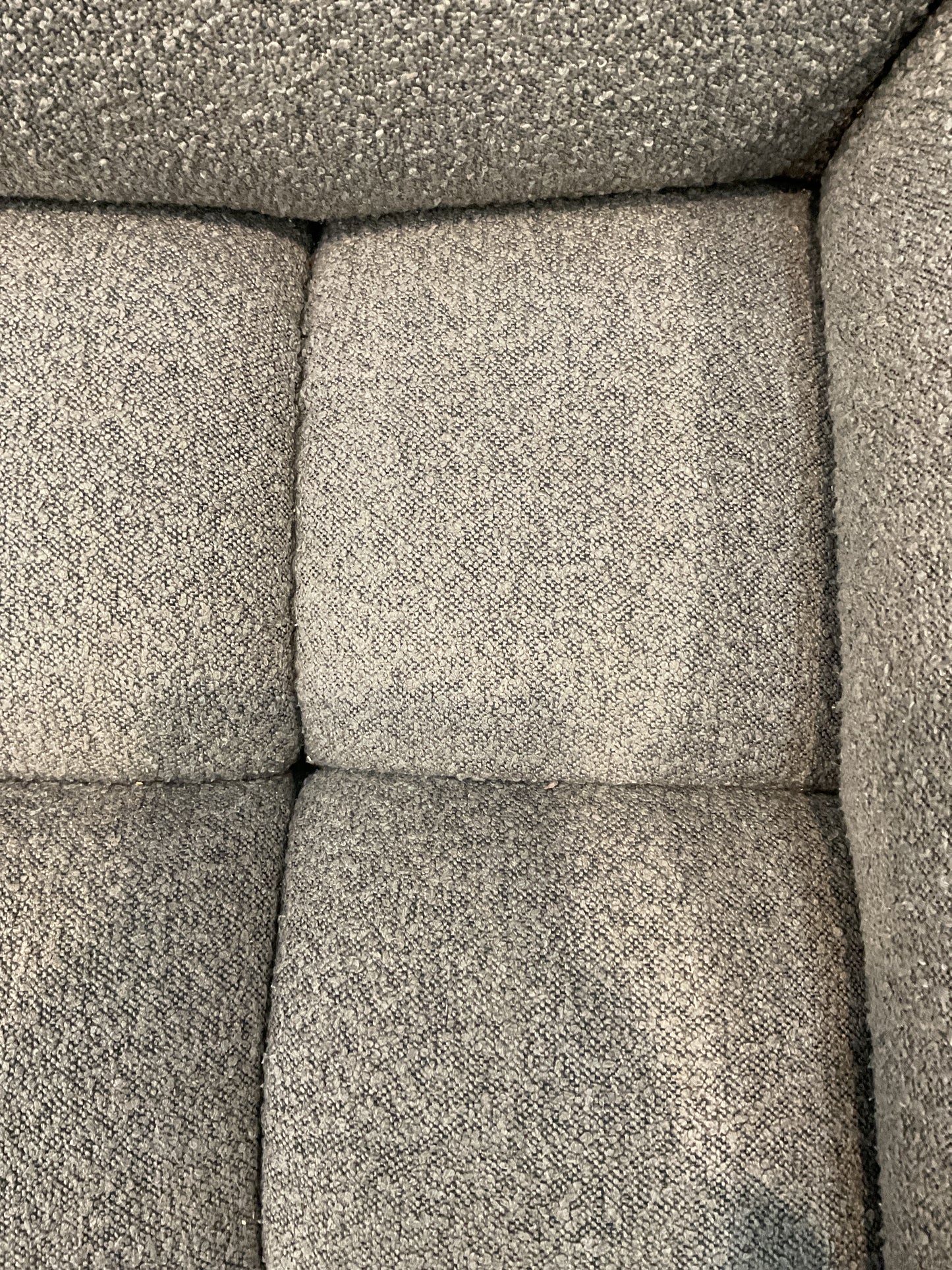 NZ CLZ20627 1 PCE AERO SOFA 3S JACQUARD BOUCLE COFFEE