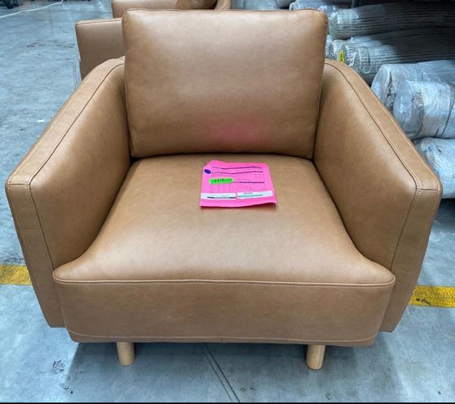 NZ PRZ20308 1 PCE ZARA ARMCHAIR YORK TAN