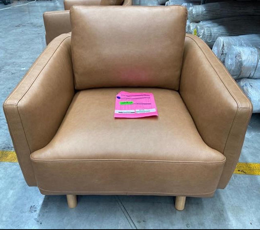 NZ PRZ20308 1 PCE ZARA ARMCHAIR YORK TAN