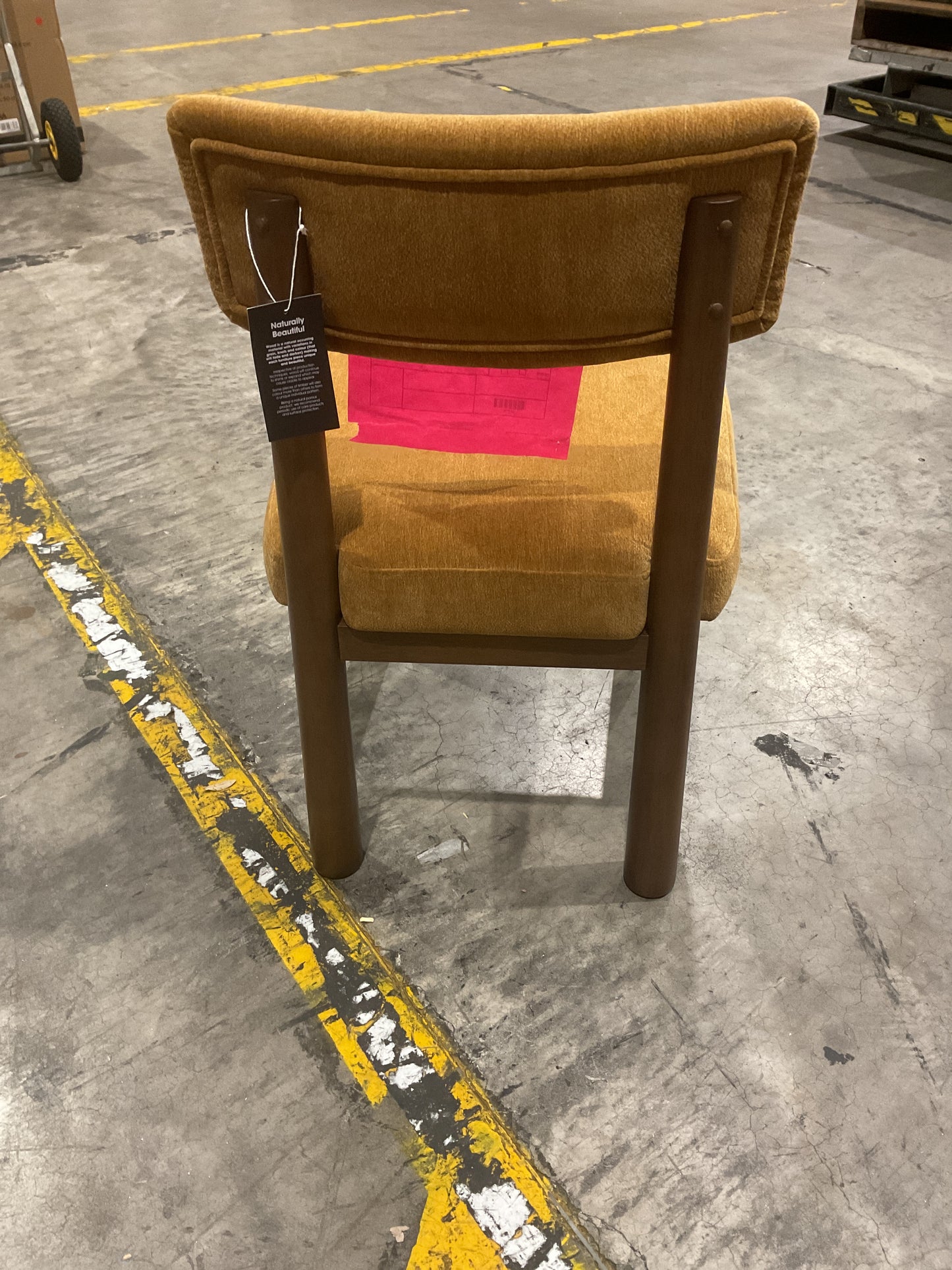 NZ PRZ20291 1 PCE PUKA DINING CHAIR WALNUT