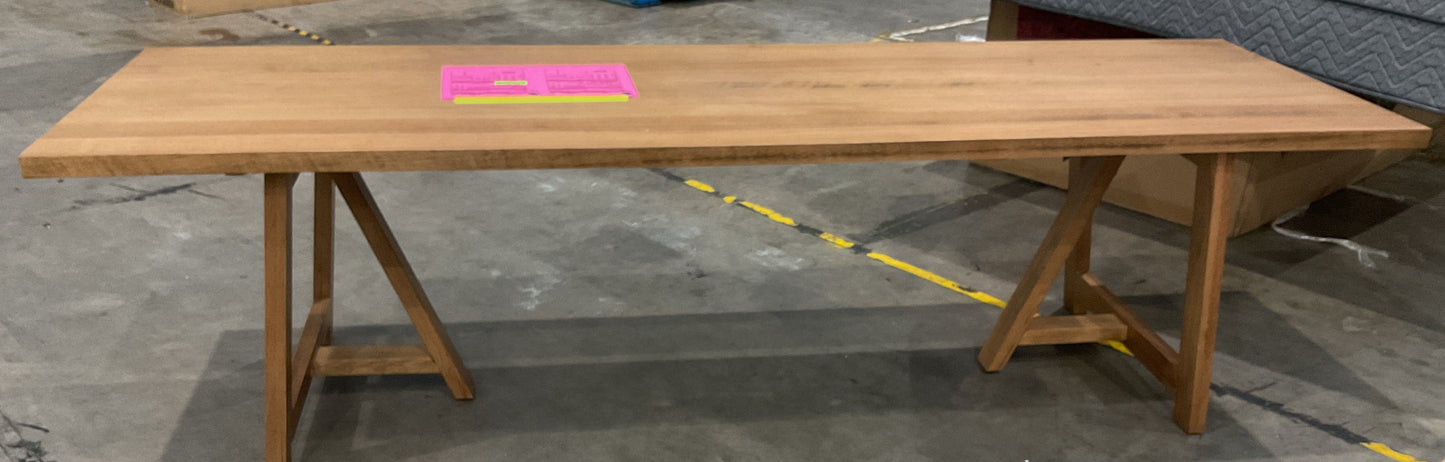 NZ PRZ20265 2 PCE BOWRAL DINING TABLE 280X90CM NATURAL CARTON 1&2