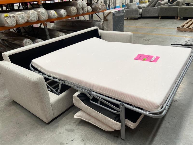 NZ PRZ20290 1 PCE SORRENTO SOFA BED 3S NATHAN WHEAT