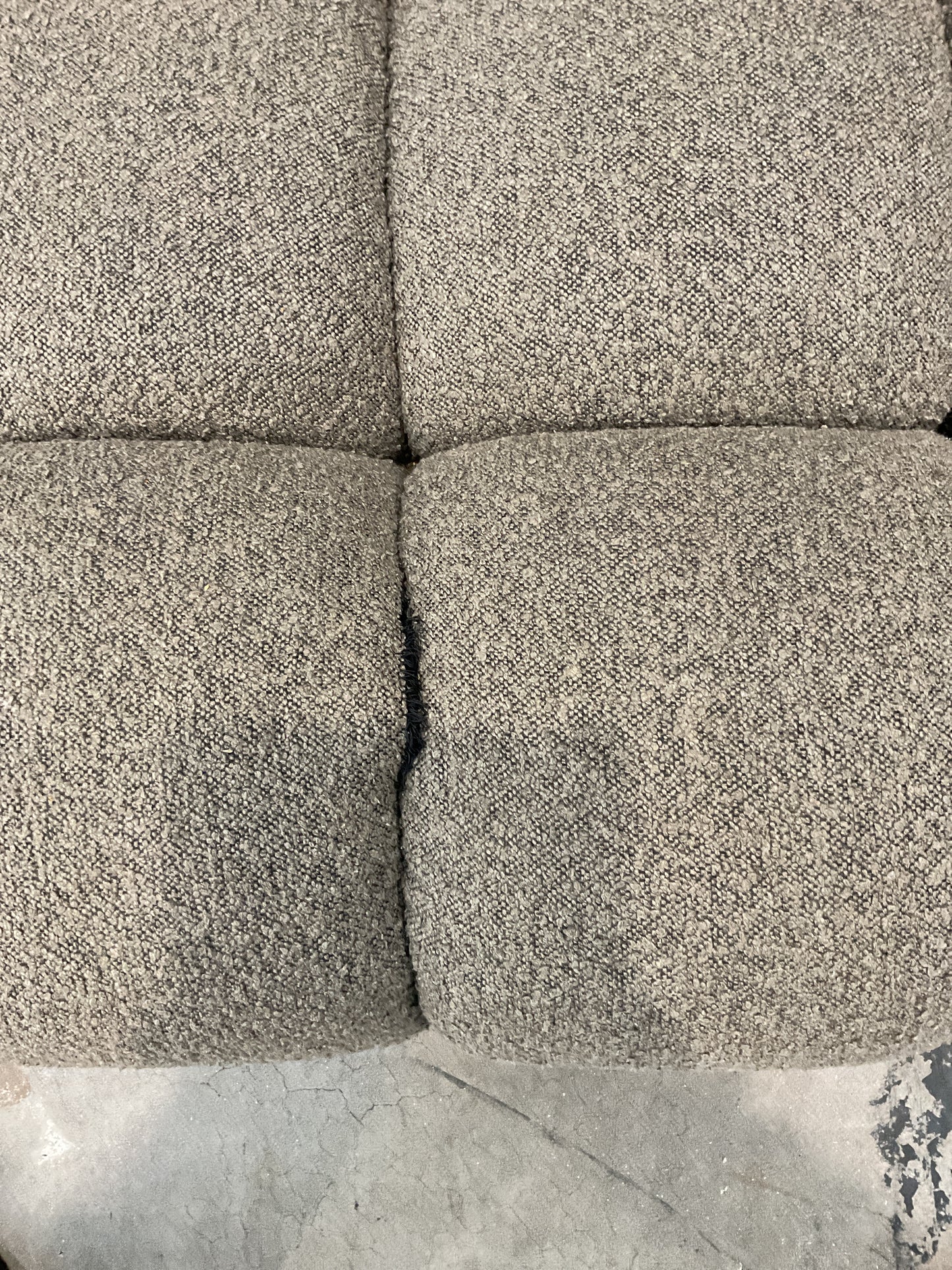 NZ CLZ20627 1 PCE AERO SOFA 3S JACQUARD BOUCLE COFFEE