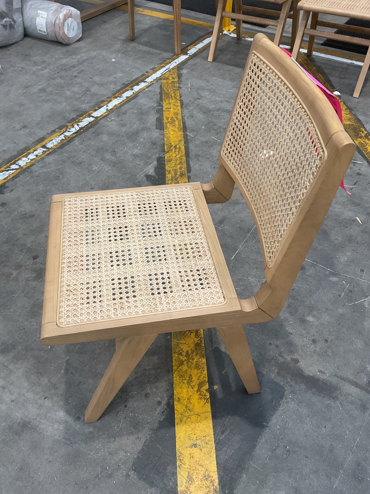 NZ CLZ20650 1 PCE HALLIE DINING CHAIR NATURAL