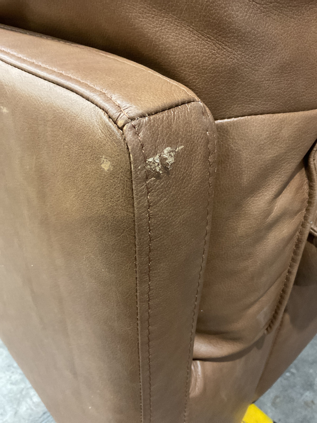 NZ CLZ20673 1 PCE SORRENTO ELECTRIC RECLINER SOFA 3S BENDIGO TAN (2 MOTION)