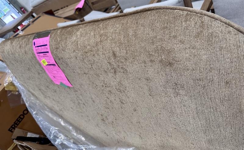 NZ CLZ20573 1 PCE AUDREY CURVED HEADBOARD ONLY KING ZEUS OCHRE