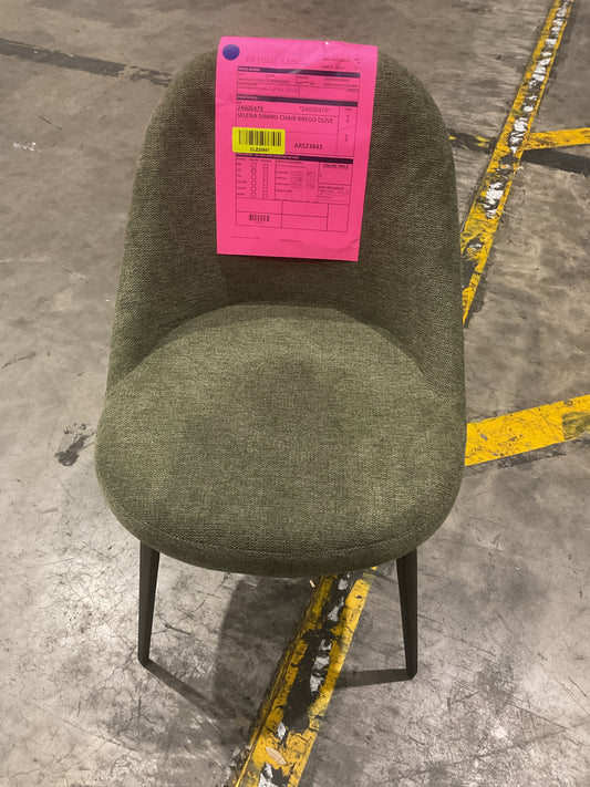 NZ CLZ20661 1 PCE SELENA DINING CHAIR BREGO OLIVE