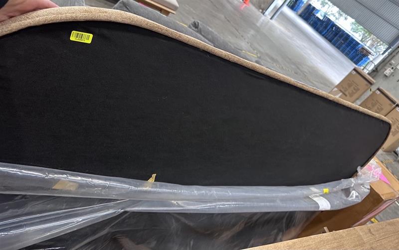 NZ CLZ20573 1 PCE AUDREY CURVED HEADBOARD ONLY KING ZEUS OCHRE