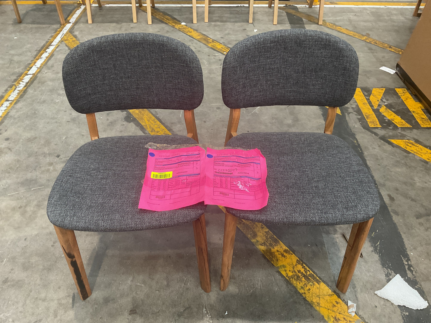 NZ CLZ20647 2 PCE MOSMAN DINING CHAIR