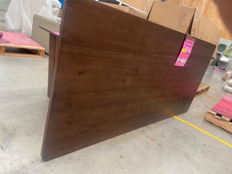 NZ CLZ20589 2 PCE HAMELIN DINING TABLE 220 X 100CM WALNUT (TOP & LEGS)