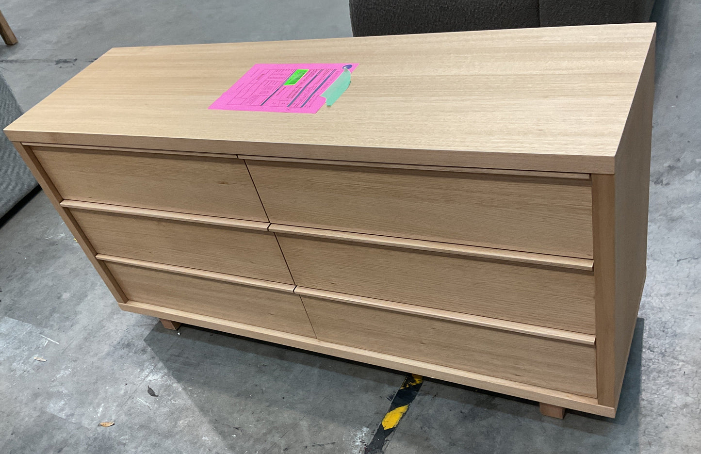 NZ PRZ20269 1 PCE MORNINGTON|DRESSER 6 DRAWER NATURAL