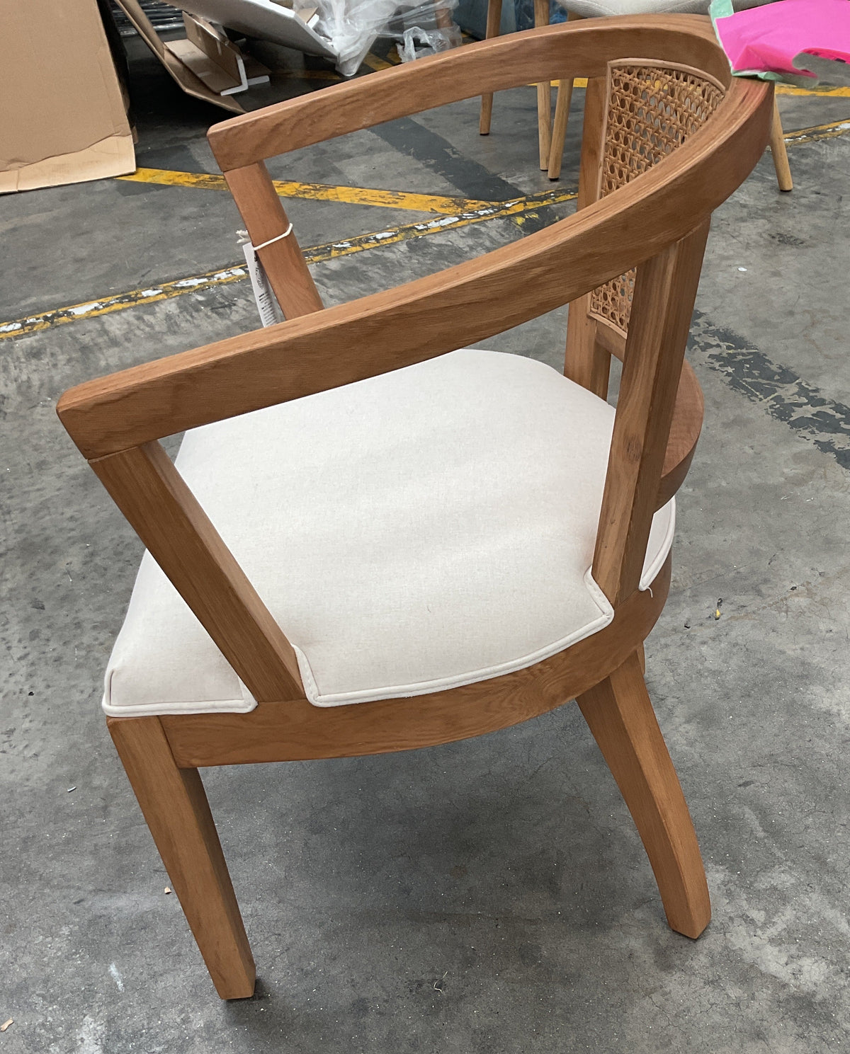 NZ CLZ20709 1 PCE NASSAU DINING CHAIR OAK