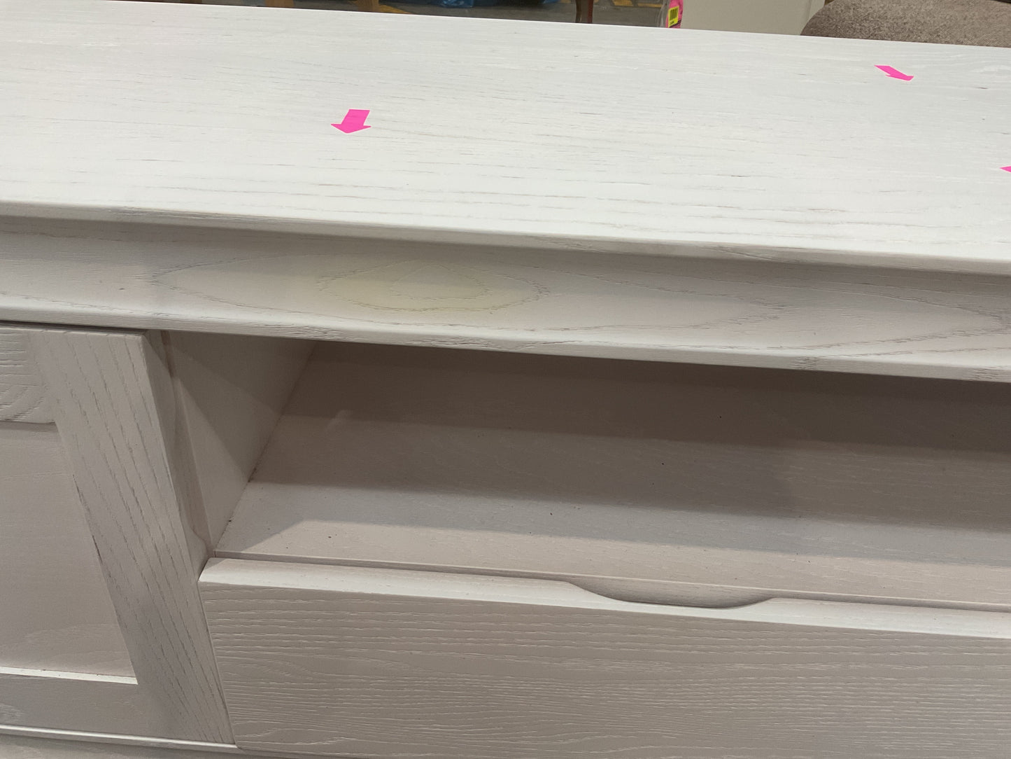 NZ CLZ20654 1 PCE NORTH HAVEN ENTERTAINMENT UNIT 240CM WHITE