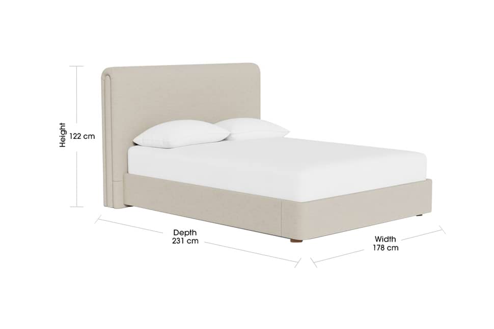 NZ MTZ20117 Layla Bed King Sand Set