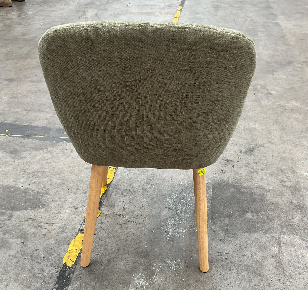NZ CLZ20683 1 PCE PALMER DINING CHAIR GREEN