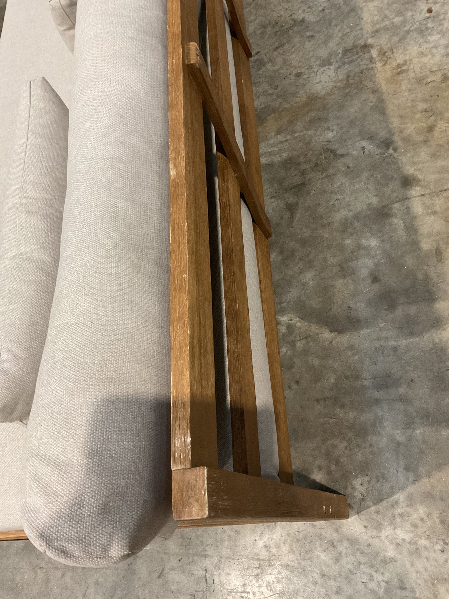 NZ CLZ20635 4 PCE CANNES SOFA 3S ACACIA NATURAL MKII