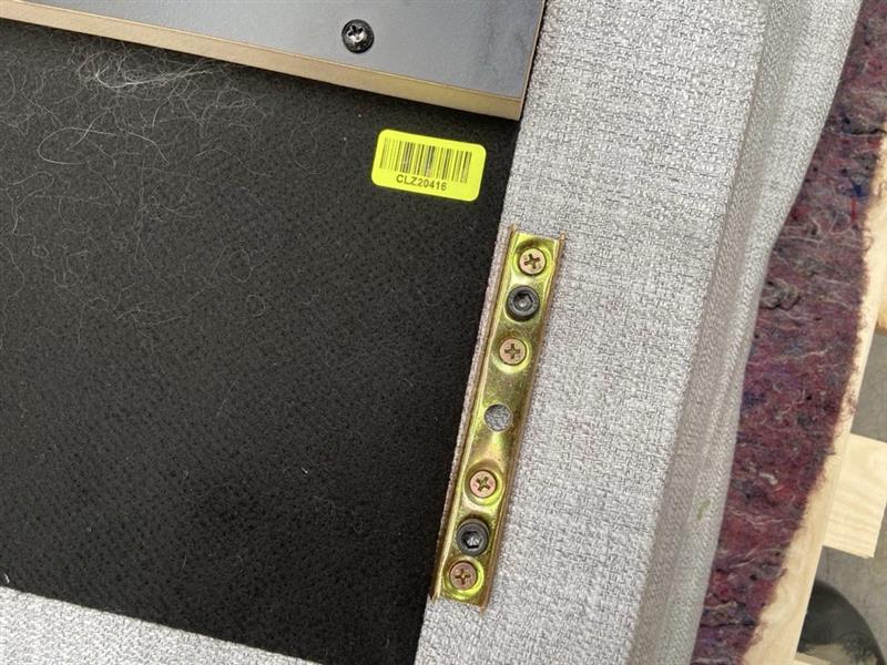 NZ CLZ20416 Audrey standard French Seam bed 3pcs set (headboard, Siderails/footboard & Slats)