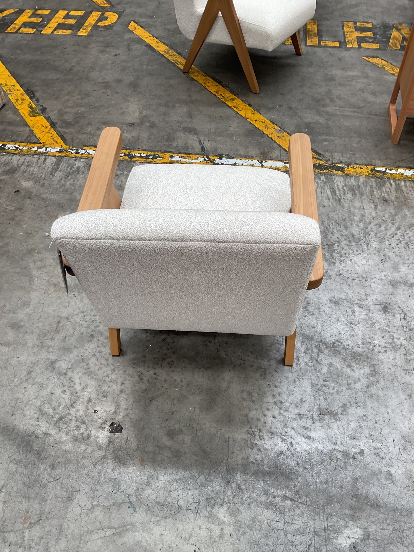 NZ CLZ20241 Tulum Occasional Chair Whisper Withe