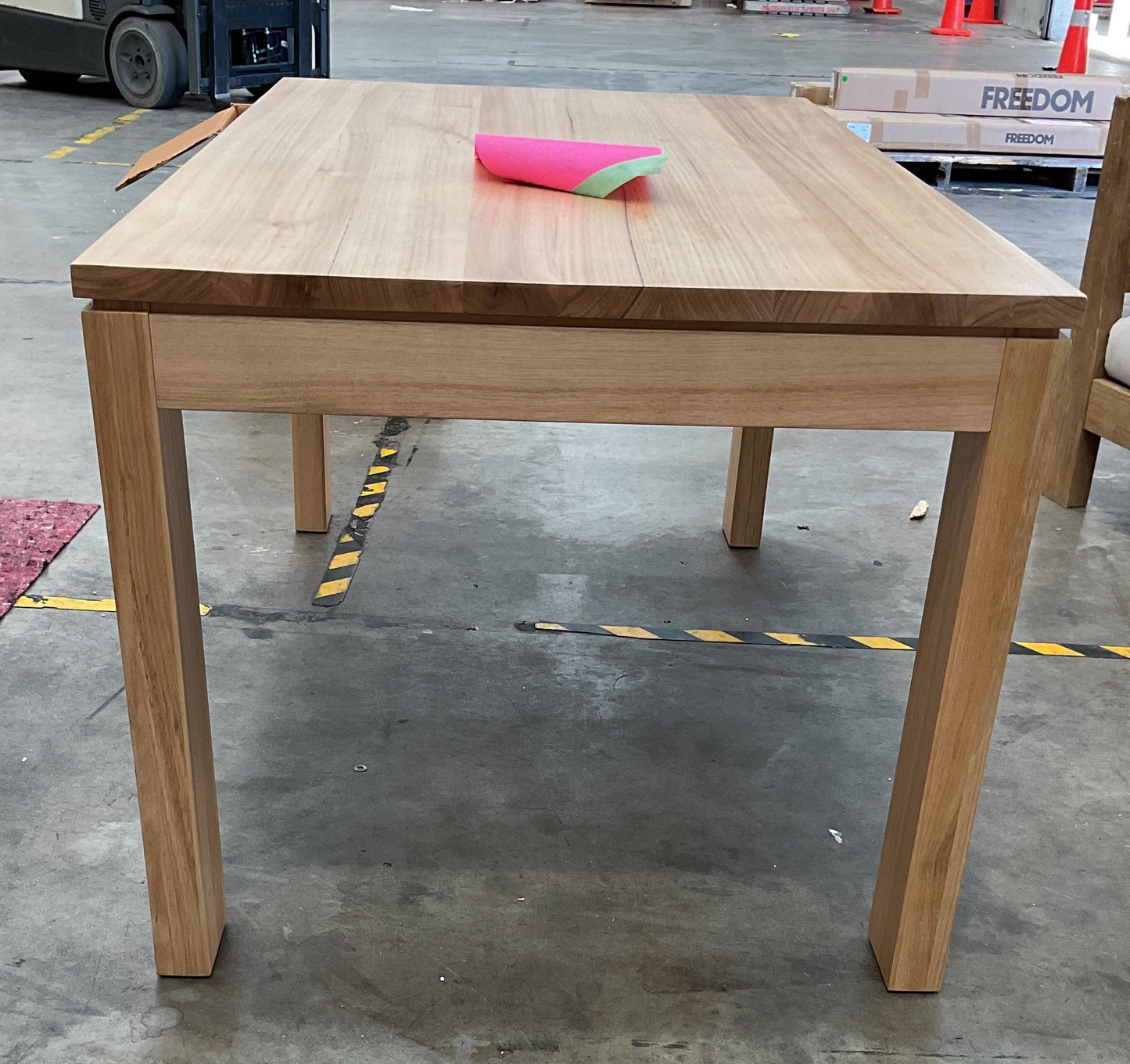 NZ CLZ20604 2 PCE HENSLEY DINING TABLE 160X90CM NATURAL CARTON 1&2