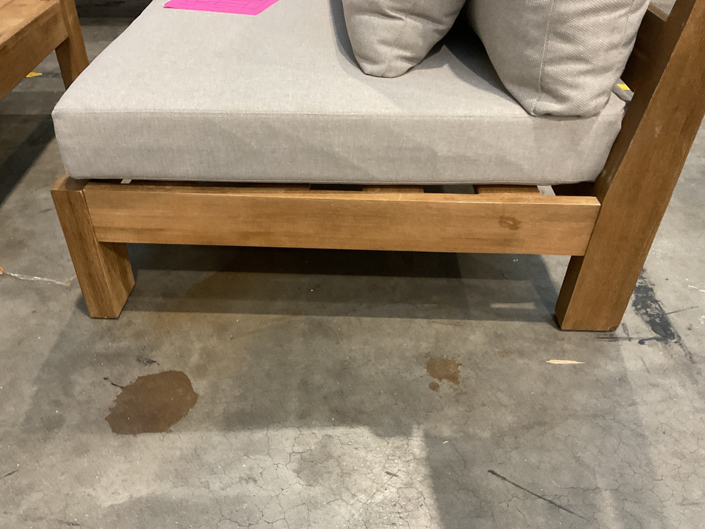 NZ CLZ20635 4 PCE CANNES SOFA 3S ACACIA NATURAL MKII