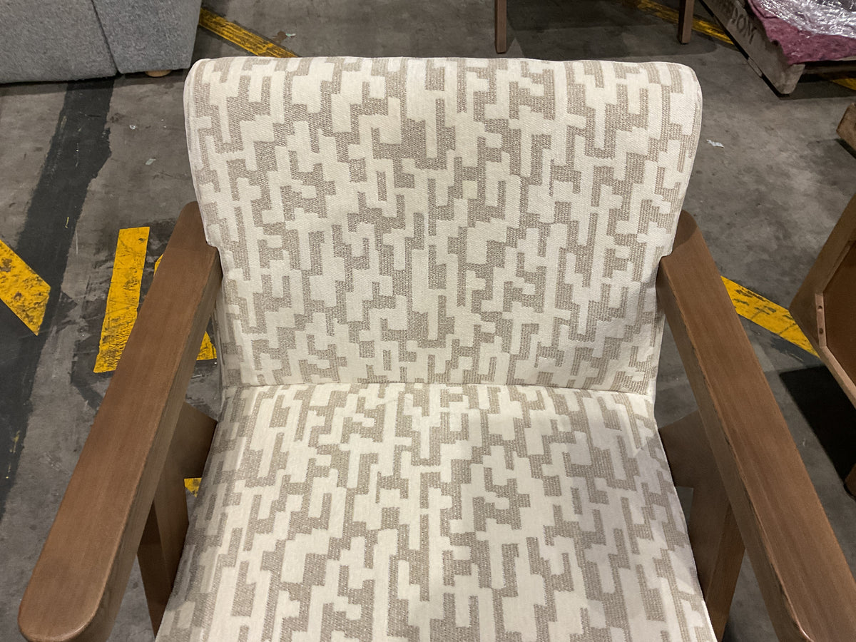 NZ PRZ20313 1 PCE TULUM OCCASIONAL CHAIR MODERNA TAUPE PA