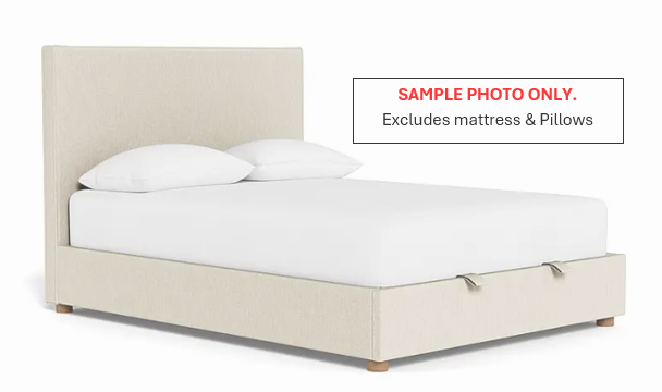 NZ CLZ20666 4 PCE ALINA ENSEMBLE HEADBOARD QUEEN ALPHA NATURAL