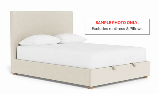 NZ CLZ20666 4 PCE ALINA ENSEMBLE HEADBOARD QUEEN ALPHA NATURAL