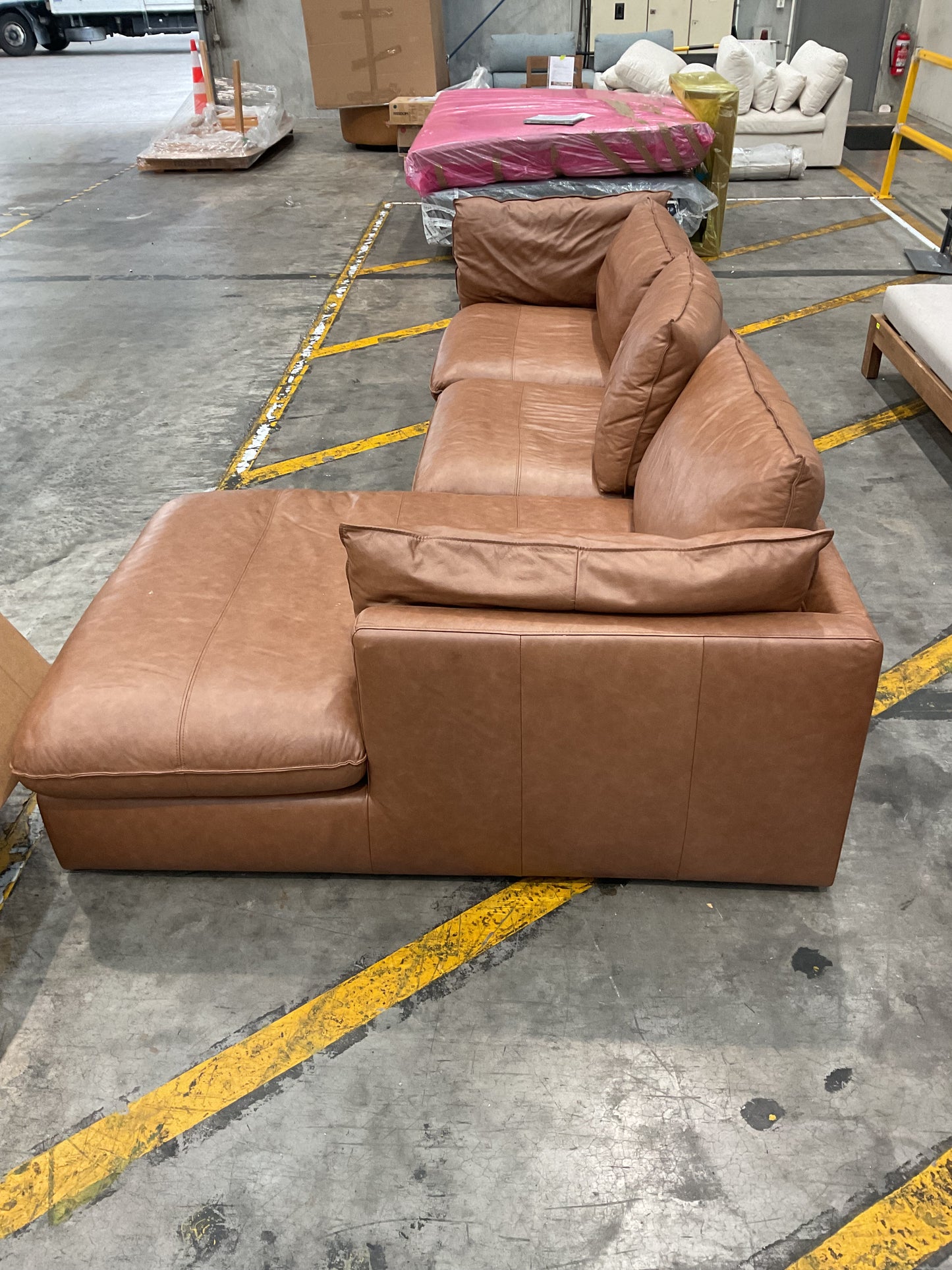 NZ CLZ20257 Sorrento Modular 3S Bendigo Tan
