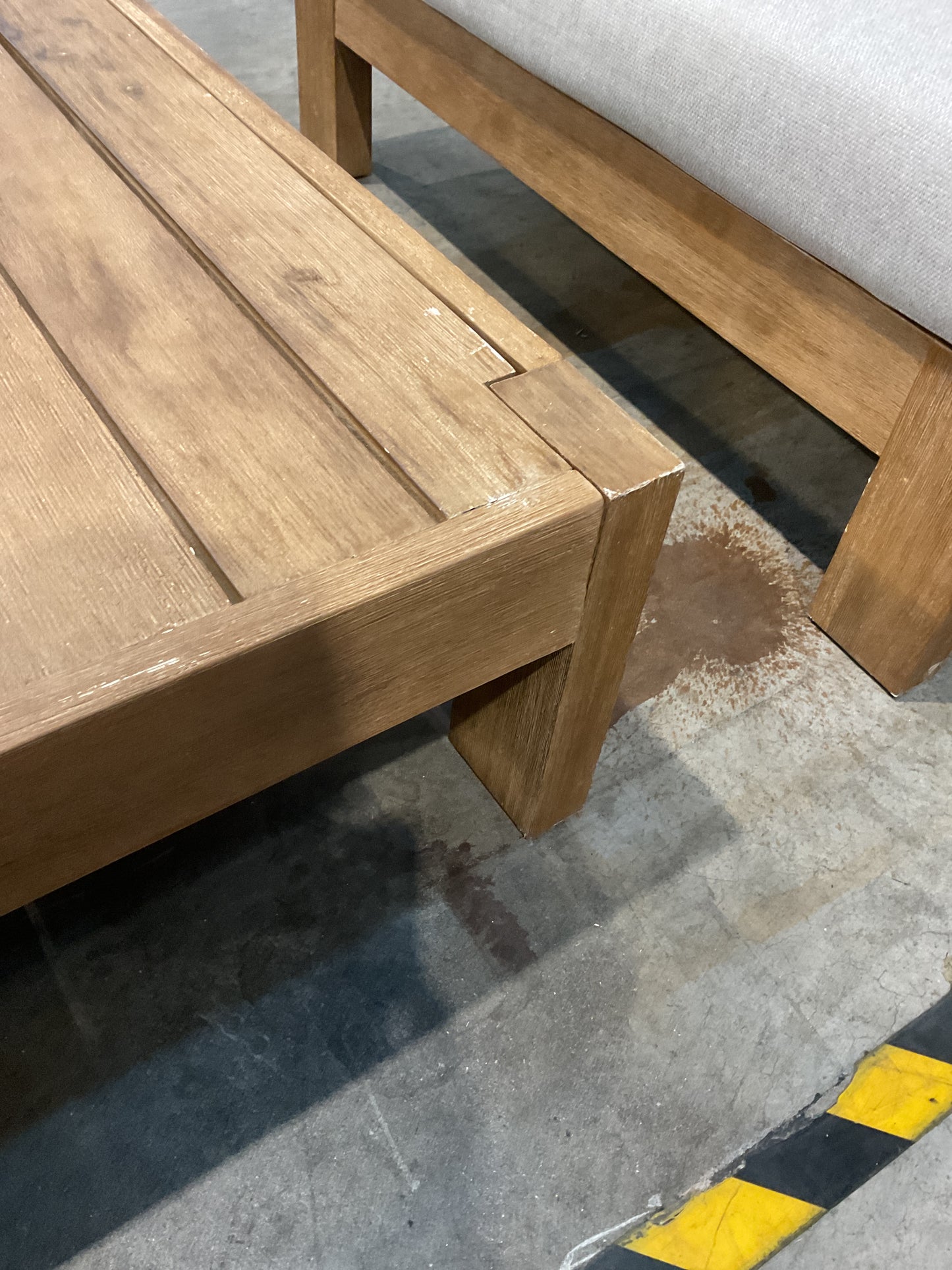 NZ CLZ20635 4 PCE CANNES SOFA 3S ACACIA NATURAL MKII