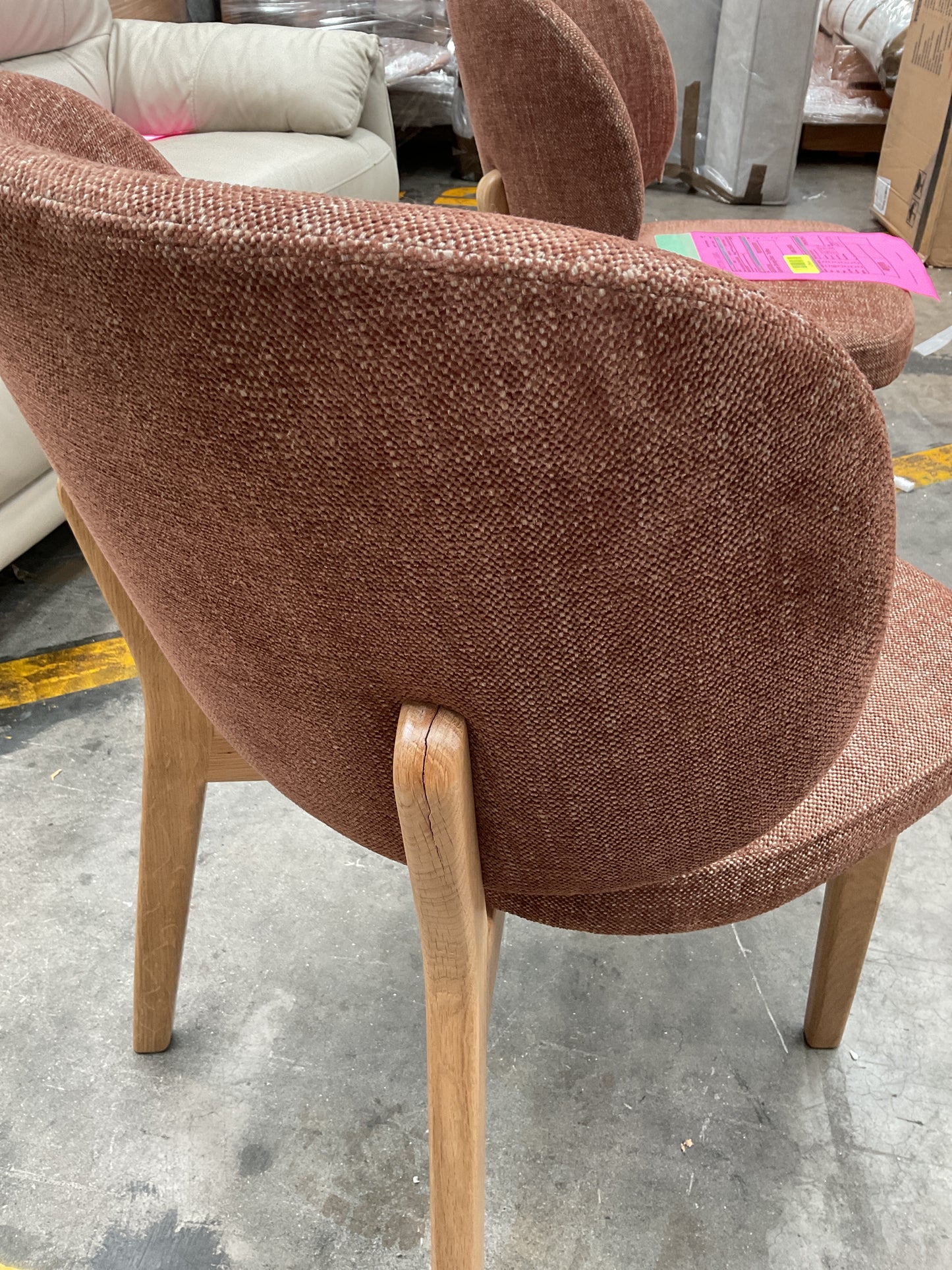 NZ CLZ20524 2 PCE GOMEZ DINING CHAIR TOFFEE