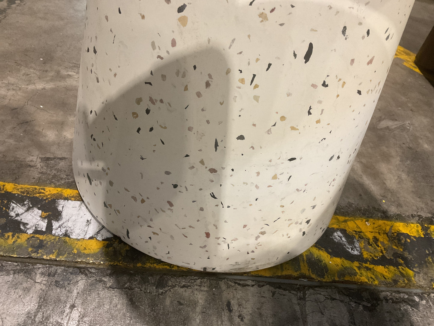 NZ CLZ20658 2 PCE BISCAY STOOL TERRAZZO WHITE