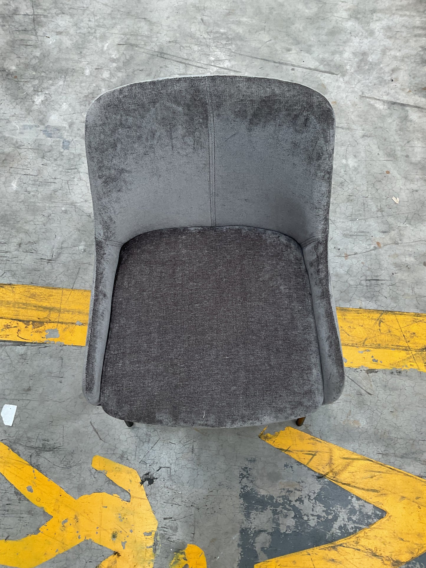 NZ PRZ20180 LAINY UPHOLSTERED DINING CHAIR CHARCOAL