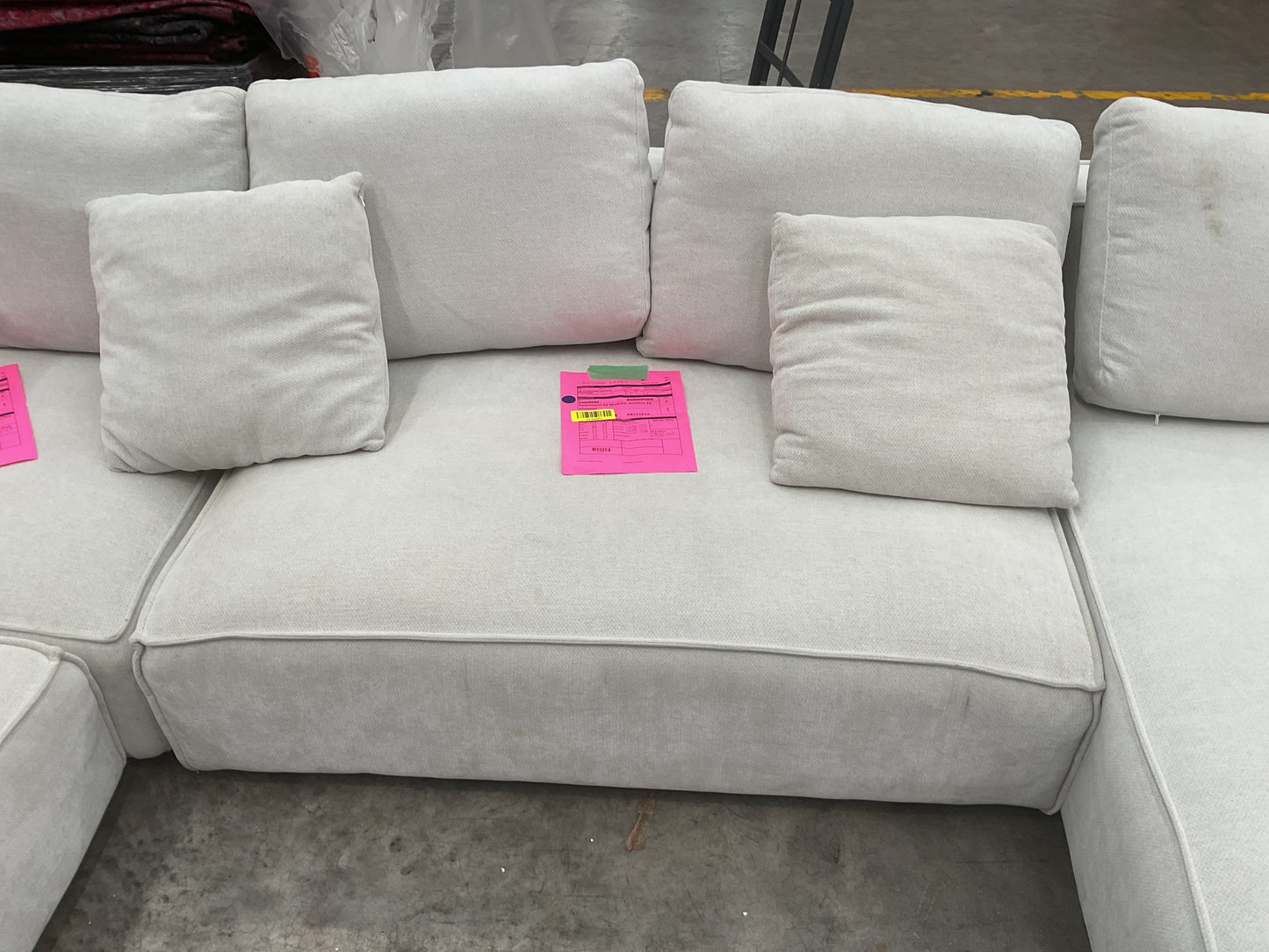 NZ CLZ20641 4 PCE APARTMENT 02 MODULAR ARMLESS 2S GLAMOUR WHITE
