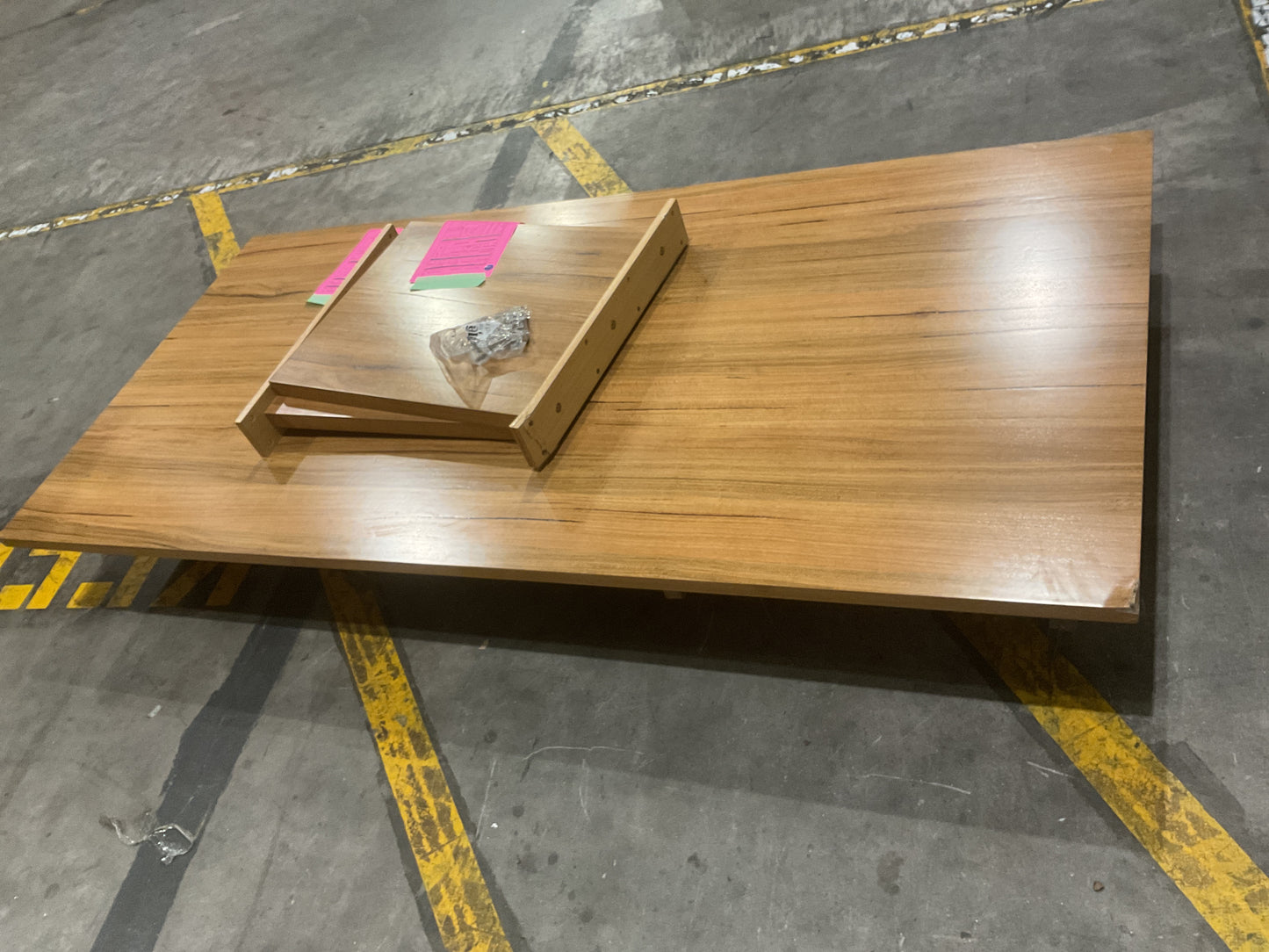 NZ CLZ20662 2 PCE MOSMAN DINING TABLE 240CM NATURAL CARTON 1&2