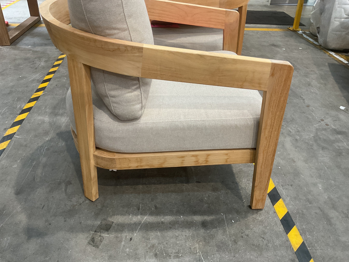 NZ CLZ20644 2 PCE BOREE ARMCHAIR TEAK NATURAL