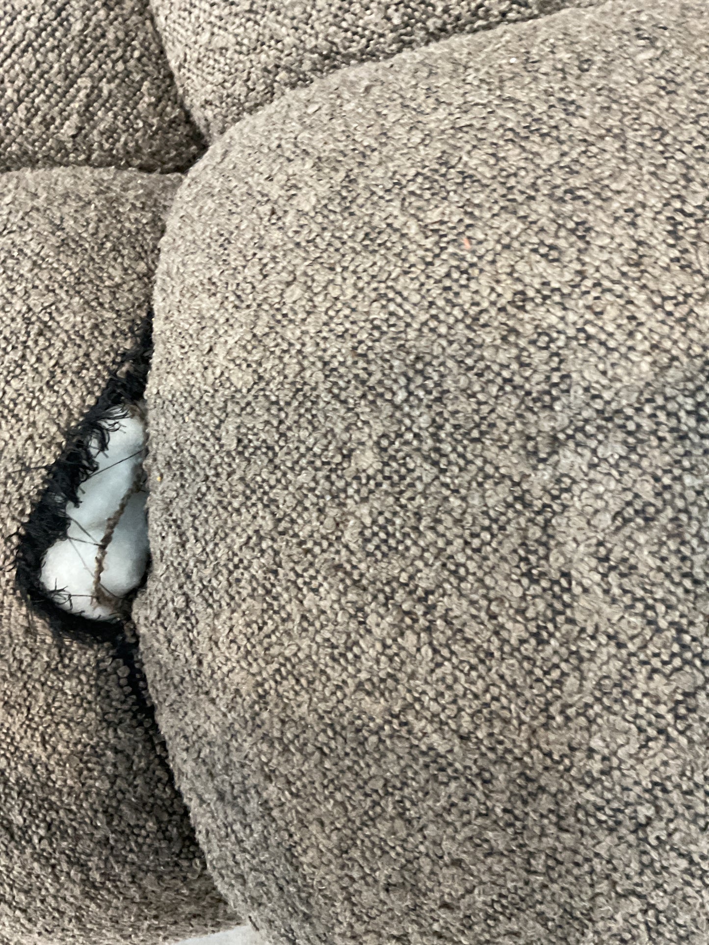 NZ CLZ20627 1 PCE AERO SOFA 3S JACQUARD BOUCLE COFFEE