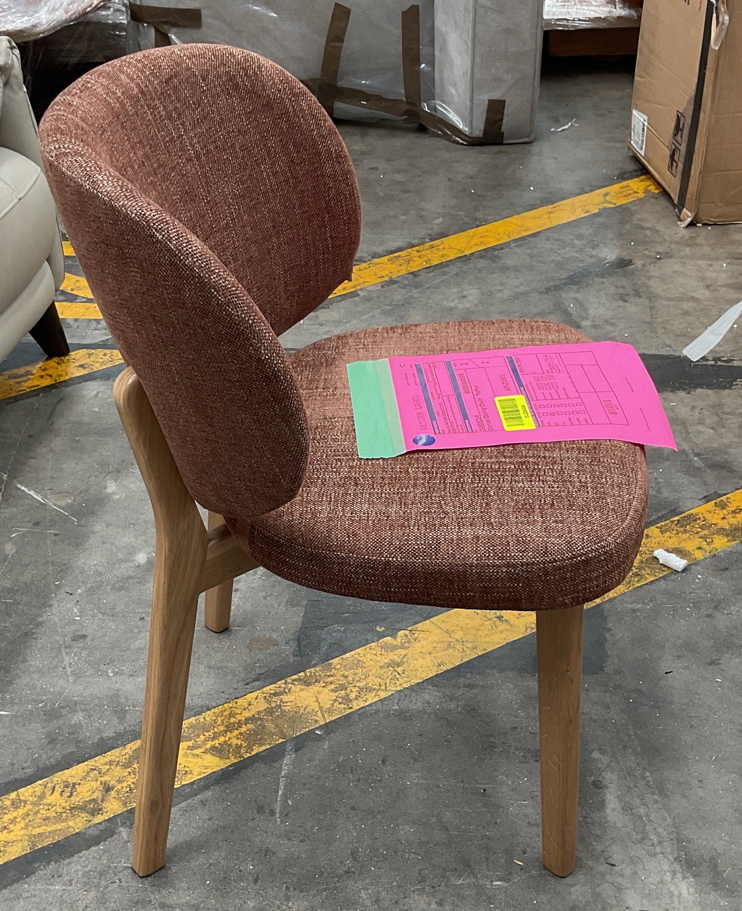 NZ CLZ20524 2 PCE GOMEZ DINING CHAIR TOFFEE