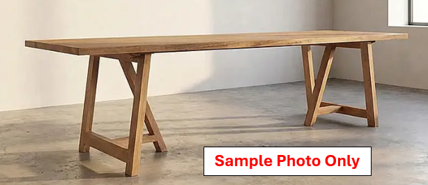 NZ PRZ20242 | 2 PCE | BOWRAL|DINING TABLE|280X90CM||NATURAL|CARTON 1	&2