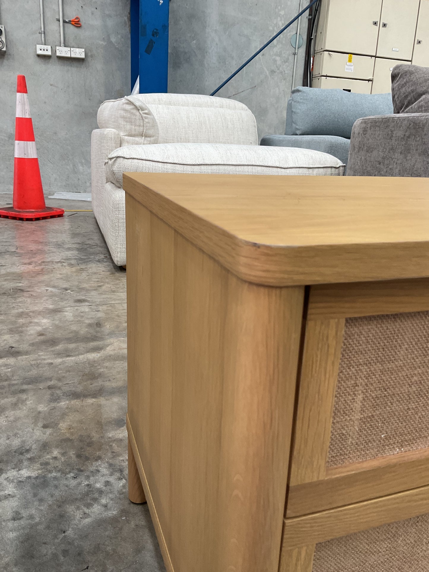 NZ CLZ20390 Bedside 2 Drawer Natural