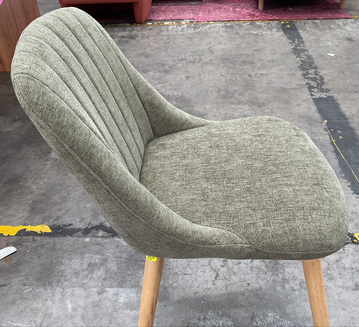 NZ CLZ20683 1 PCE PALMER DINING CHAIR GREEN