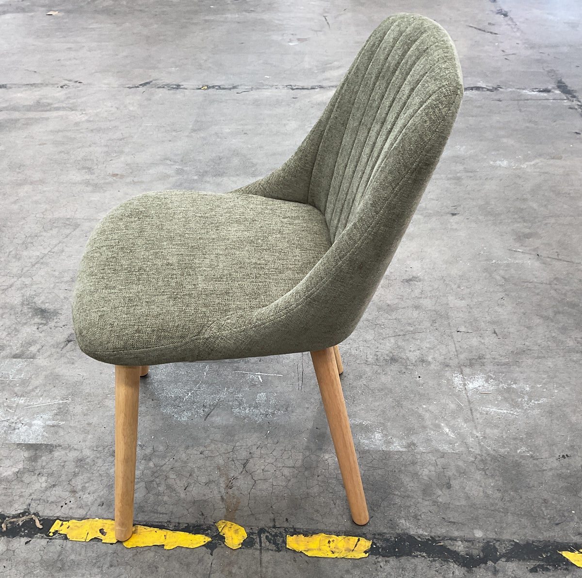 NZ CLZ20683 1 PCE PALMER DINING CHAIR GREEN