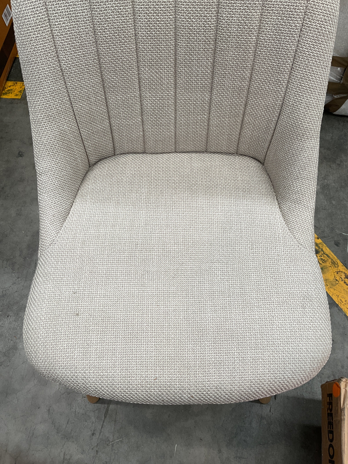 NZ CLZ20691 1 PCE PALMER DINING CHAIR BEIGE