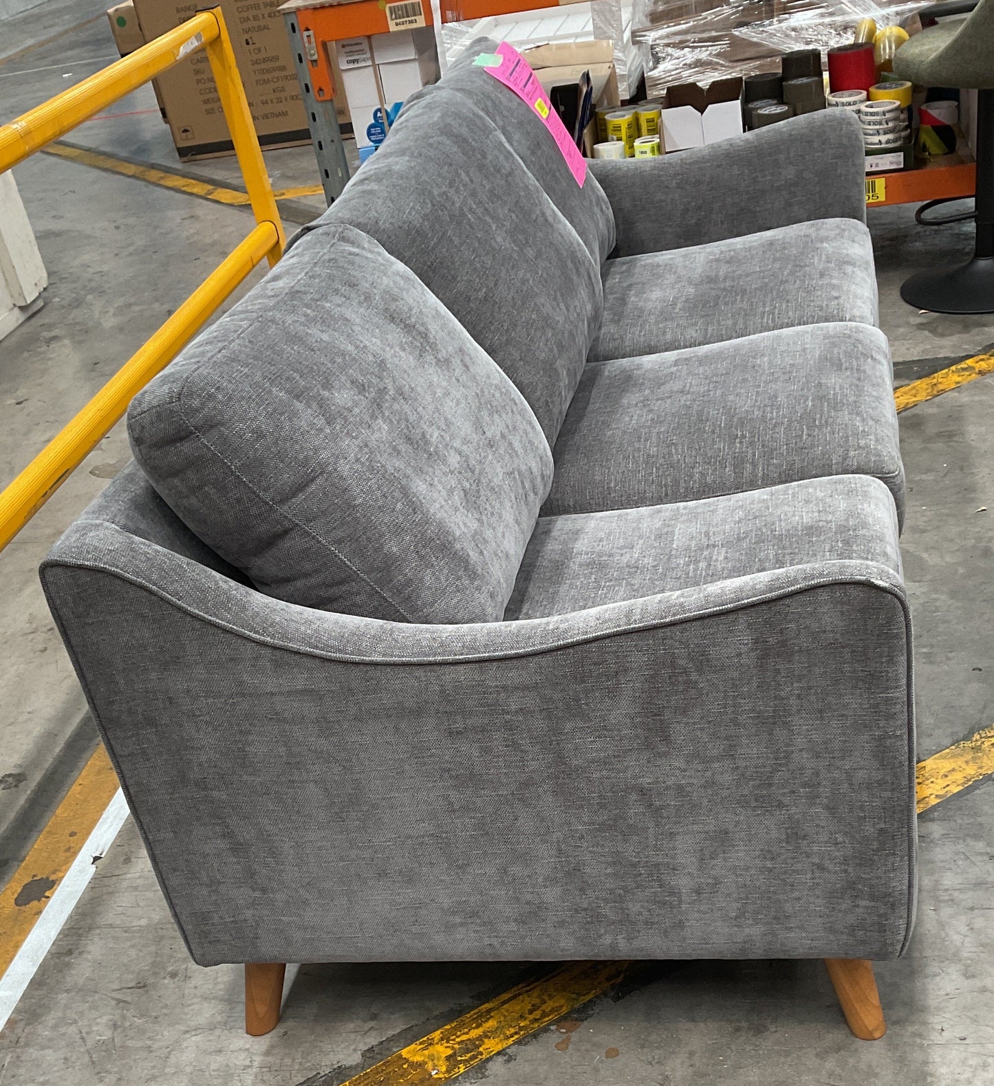 NZ CLZ20576 1 PCE GWEN SOFA 3S STURM CHARCOAL